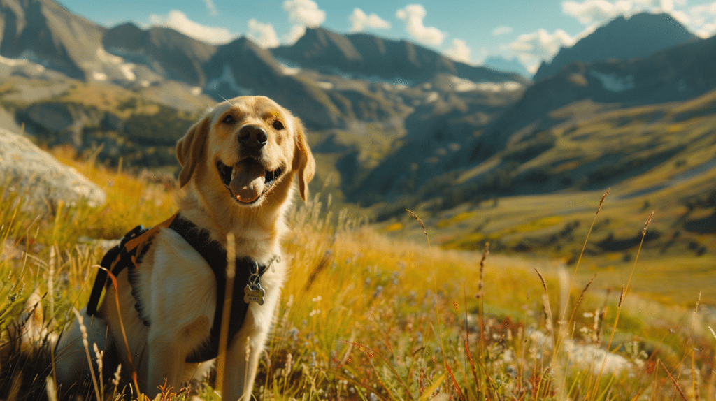 retriever-on-backpacking-trip | Fluffillow