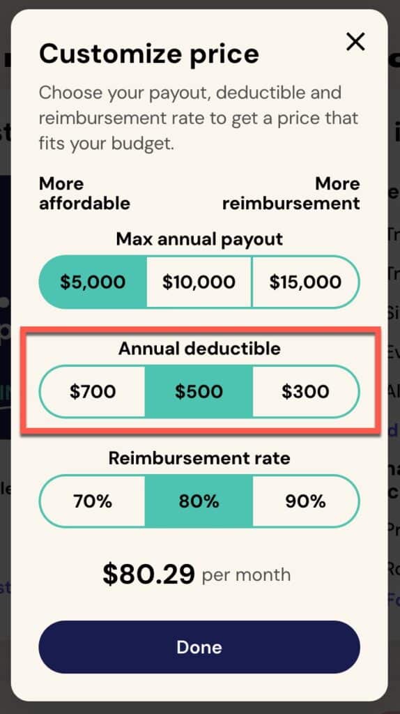 fetch3b | Fluffillow customize fetch pet insurance annual deductible